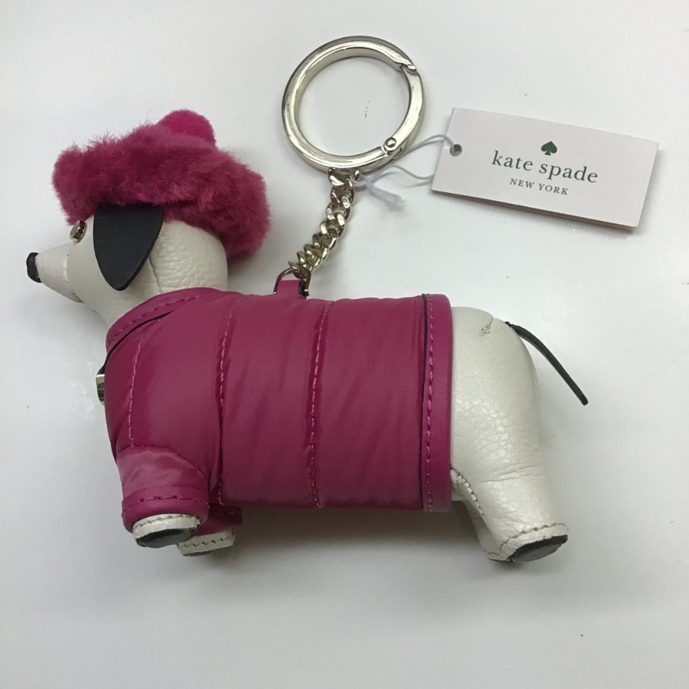 Kate Spade New French Doggy Key Ring - Picture 1 of 4